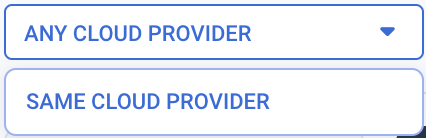 Cloud provider restriction control